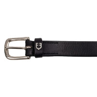Englischer Gürtel mit kontrastierender Stickerei Equestro Schwarz