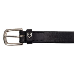 Englischer Gürtel mit kontrastierender Stickerei Equestro Schwarz Englischer Gürtel mit kontrastierender Stickerei Equestro Schwarz