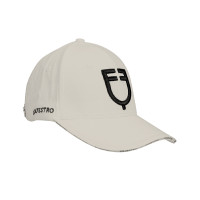 Unisex-Kappe aus der neuen Equestro-Kollektion Beige / Schwarz Unisex-Kappe aus der neuen Equestro-Kollektion Beige / Schwarz