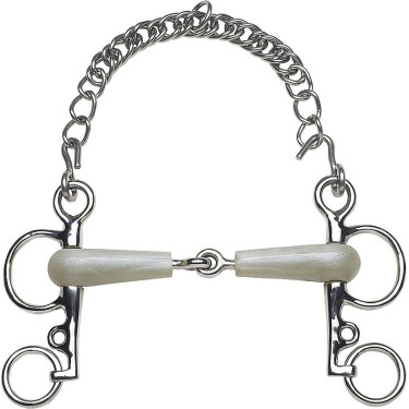 Pelham-Gebiss Feeling gebrochen flexi kurze Schenkel Pelham-Gebiss Feeling gebrochen flexi kurze Schenkel