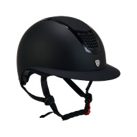 Ultraleichter Helm aus widerstandsfähigem mattem Kunststoff mit großem Visier (3 Polsterungen) Eclipse Equestro Schwarz / schwar Ultraleichter Helm aus widerstandsfähigem mattem Kunststoff mit großem Visier (3 Polsterungen) Eclipse Equestro Schwarz / schwar