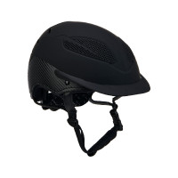 Ultraleichter Helm aus strapazierfähigem Kunststoff Stealth Equestro Schwarz Ultraleichter Helm aus strapazierfähigem Kunststoff Stealth Equestro Schwarz