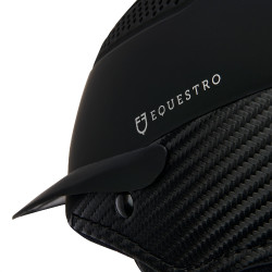 Ultraleichter Helm aus strapazierfähigem Kunststoff Stealth Equestro Schwarz