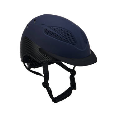 Ultraleichter Helm aus strapazierfähigem Kunststoff Stealth Equestro Marine Marineblau
