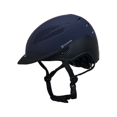 Ultraleichter Helm aus strapazierfähigem Kunststoff Stealth Equestro Marine Marineblau