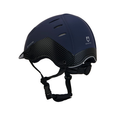 Ultraleichter Helm aus strapazierfähigem Kunststoff Stealth Equestro Marine Marineblau