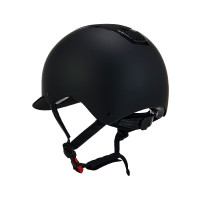 Ultraleichter Helm mit poliertem Rahmen Eclipse Equestro Schwarz / schwarz