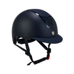 Ultraleichter Helm mit poliertem Rahmen Eclipse Equestro Marine / Marine Blau