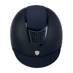 Ultraleichter Helm mit poliertem Rahmen Eclipse Equestro Marine / Marine Blau