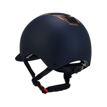 Ultraleichter Helm mit poliertem Rahmen Eclipse Equestro Marine / Roségold Marineblau