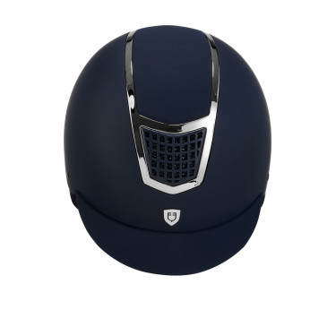 Ultraleichter Helm mit poliertem Rahmen Eclipse Equestro Marine / Silber Blau Ultraleichter Helm mit poliertem Rahmen Eclipse Equestro Marine / Silber Blau