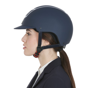 Ultraleichter Helm mit poliertem Rahmen Eclipse Equestro Marine / Silber Blau Ultraleichter Helm mit poliertem Rahmen Eclipse Equestro Marine / Silber Blau