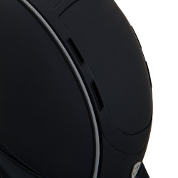Phantom-Helm mit Frontlogo und Ledereinsätzen von Equestro Phantom-Helm mit Frontlogo und Ledereinsätzen von Equestro