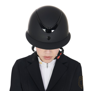 Galaxy Damenhelm mit breitem Visier und glänzendem Rahmen Equestro Galaxy Damenhelm mit breitem Visier und glänzendem Rahmen Equestro
