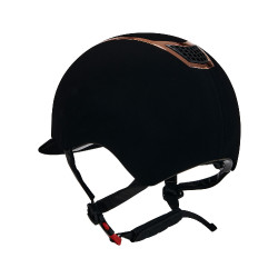 Eclipse-Helm aus einfarbigem Samt (3 Polsterungen) Equestro Eclipse-Helm aus einfarbigem Samt (3 Polsterungen) Equestro