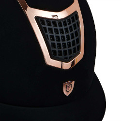 Eclipse-Helm aus einfarbigem Samt (3 Polsterungen) Equestro Eclipse-Helm aus einfarbigem Samt (3 Polsterungen) Equestro