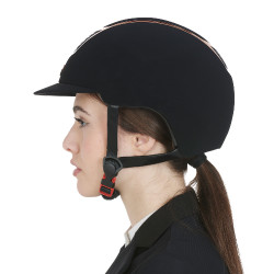 Eclipse-Helm aus einfarbigem Samt (3 Polsterungen) Equestro Eclipse-Helm aus einfarbigem Samt (3 Polsterungen) Equestro