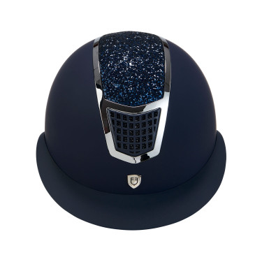 Eclipse-Helm mit Strass und breitem Visier (3 Polsterungen) Equestro Eclipse-Helm mit Strass und breitem Visier (3 Polsterungen) Equestro