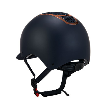 Eclipse-Helm mit Strass Equestro Marine / Roségold Marineblau