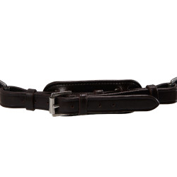 Gerolltes Lederzaumzeug Poesia Acavallo Dunkelbraun