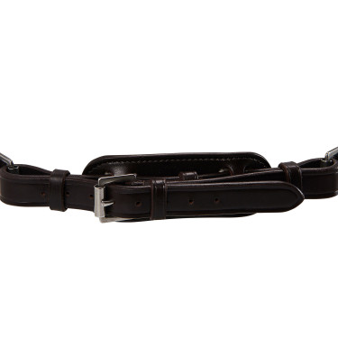 Gerolltes Lederzaumzeug Poesia Acavallo Dunkelbraun