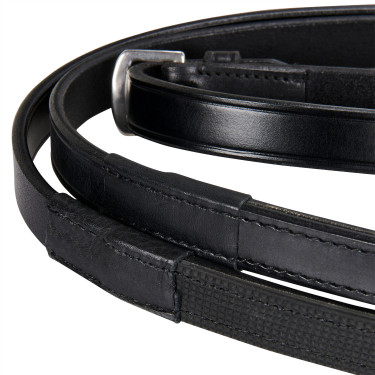 Glattes Leder-Dressurzaumzeug Dressage+ Equestro Schwarz Glattes Leder-Dressurzaumzeug Dressage+ Equestro Schwarz