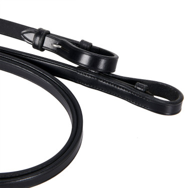 Glattes Leder-Dressurzaumzeug Dressage+ Equestro Schwarz Glattes Leder-Dressurzaumzeug Dressage+ Equestro Schwarz
