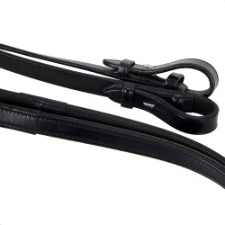 Glattes Leder-Dressurzaumzeug Dressage+ Equestro Schwarz Glattes Leder-Dressurzaumzeug Dressage+ Equestro Schwarz