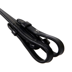 Dressurtrense aus Leder Dressage Equestro Schwarz