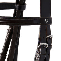 Dressurtrense aus Leder Dressage Equestro Schwarz Dressurtrense aus Leder Dressage Equestro Schwarz