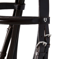 Dressurtrense aus Leder Dressage Equestro Dunkelbraun
