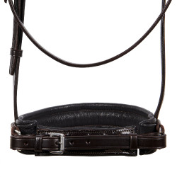 Dressurtrense aus Leder Dressage Equestro Dunkelbraun