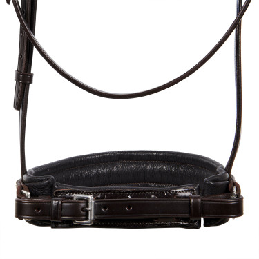 Dressurtrense aus Leder Dressage Equestro Dunkelbraun