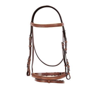 Englisches Lederzaumzeug mit kontrastierenden Nähten Stitched Equestro Englisches Lederzaumzeug mit kontrastierenden Nähten Stitched Equestro