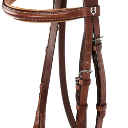 Englisches Lederzaumzeug mit kontrastierenden Nähten Stitched Equestro Englisches Lederzaumzeug mit kontrastierenden Nähten Stitched Equestro