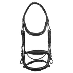 Anatomisches Micklem-Zaumzeug mit kontrastierenden Nähten Equestro Anatomisches Micklem-Zaumzeug mit kontrastierenden Nähten Equestro