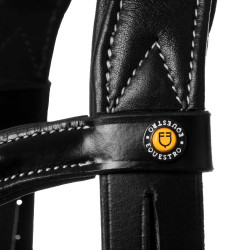 Anatomisches Micklem-Zaumzeug mit kontrastierenden Nähten Equestro Anatomisches Micklem-Zaumzeug mit kontrastierenden Nähten Equestro