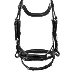 Anatomisches Micklem-Zaumzeug mit kontrastierenden Nähten Equestro Anatomisches Micklem-Zaumzeug mit kontrastierenden Nähten Equestro