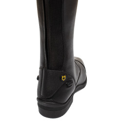 Unisex-Schnürstiefel mit Multilogo-Einsatz Dusk Equestro Schwarz