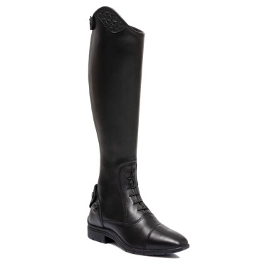 Unisex-Schnürstiefel mit Multilogo-Einsatz Dusk Equestro Schwarz