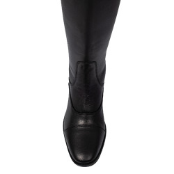 Synthetikstiefel mit abnehmbarem Patch Vibe Equestro Schwarz