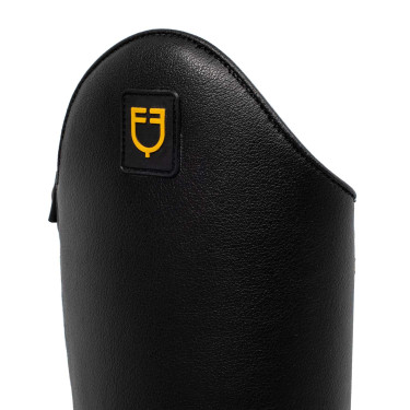 Kinderstiefel aus beschichtetem Mikrofaser Equestro Schwarz