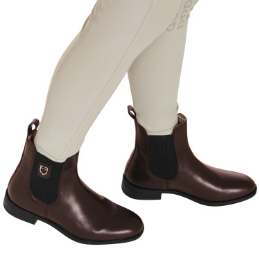 Unisex-Stiefeletten mit seitlichen Gummizügen Classic Equestro Dunkelbraun