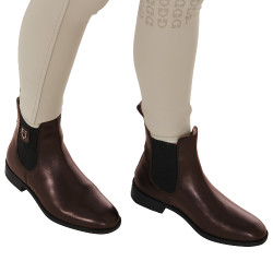 Unisex-Stiefeletten mit seitlichen Gummizügen Classic Equestro Dunkelbraun