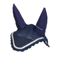 Gehäkelte Fliegenhaube mit Cordura Equestro Marine Marineblau