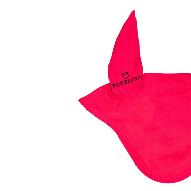 Fliegenhaube Pony mit elastischen Ohren Basiskollektion Equestro Fuchsie Rosa
