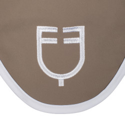 Fliegenhaube aus technischem Gewebe White Line Edition Equestro Walnuss Braun