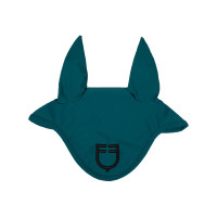 Technische Stoff-Fliegenhaube mit Equestro-Logo Petrol / Schwarz Blau