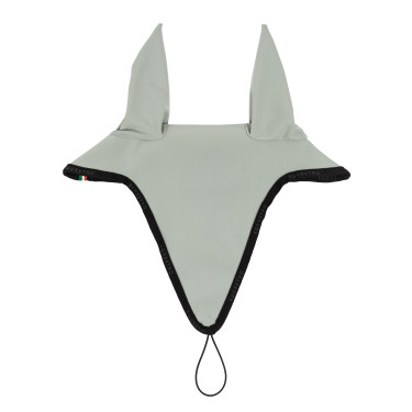 Fliegenhaube aus technischem Gewebe mit Befestigung am Nasenriemen Equestro Hellgrün / Schwarz Gr&am Fliegenhaube aus technischem Gewebe mit Befestigung am Nasenriemen Equestro Hellgrün / Schwarz Gr&am