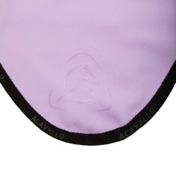 Fliegenhaube aus Lycra mit Silikonlogo Acavallo Lila / Schwarz